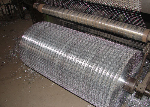 Welding wire mesh production process