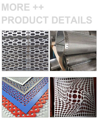 Decorative Stainless Perforated Sheet 4x8 Punching Mesh Panels