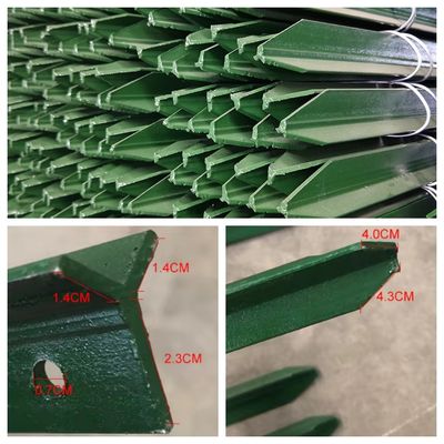 Customizable Low Carbon Steel Y Post Silver For Secure Fencing