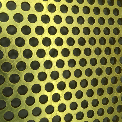 304 Stainless Perforated Metal Screen Sheet Customized