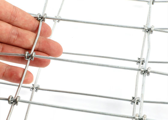 Fence a maglia galvanizzata da cavallo da 3 piedi a 8 piedi di altezza resistenza alla corrosione
