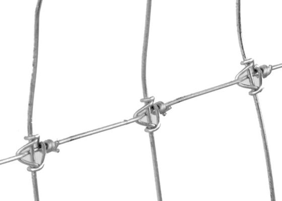 Recinzione galvanizzata di cervo di metallo rotolo Recinzione a nodo fisso con resistenza alla trazione facile installazione