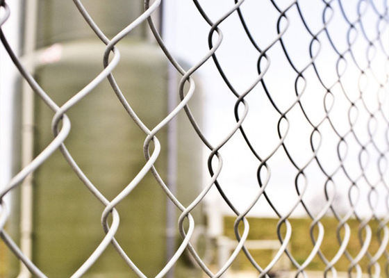 Parete di confine di 8 piedi Pvc rivestito industria Galvanizzato Chain Link Recinzione calda immersa