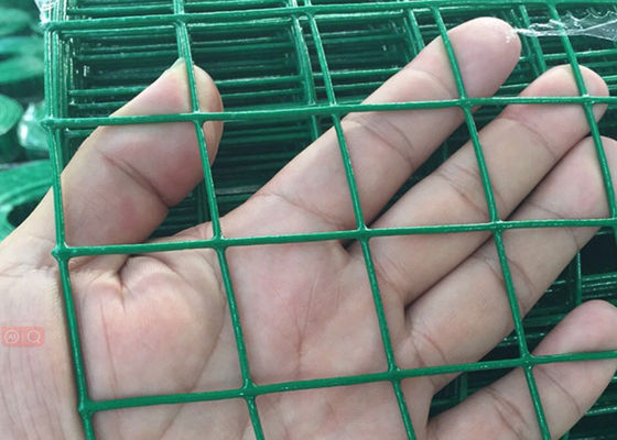 Verde PVC rivestito giardino maglia per lunghi personalizzato 1/4 pollice Saldato Wire Mesh