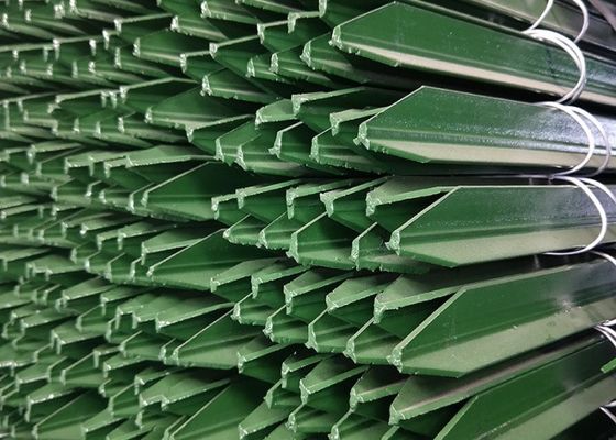Recinzione a maglia di filo robusta galvanizzata Y post senza denti