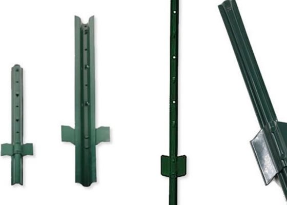 0.45m-3m Lunghezza Fermo Recinzione Metal T Post 10 Ft Acciaio a Basso Carbonio