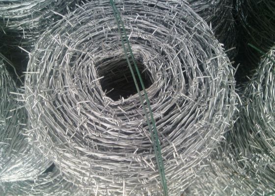 Recinzione di filo spinato rivestito di zinco per una maggiore sicurezza e protezione