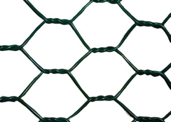 Flessibile PVC rivestito con rete esagonale di filo di galleggiamento galvanizzato resistente alla corrosione