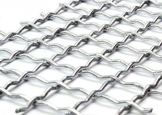 Maglia di filo tessuto liscia Acciaio inossidabile per lo screening Maglia quadrata resistente alla ruggine Larghezza 1m-1.5m