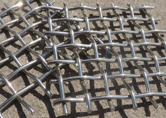 Crusher in acciaio inossidabile Crimp Wire Mesh per la frantumazione di miniere Vibrating
