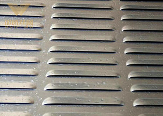 Ss304 Punch Louver Hole Aluminium Perforated Metal Sheet Plate Panel Usato per la Rete di Protezione