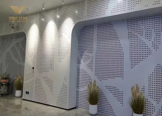 Fogli perforati di alluminio a buco rotondo sia all'esterno che all'interno