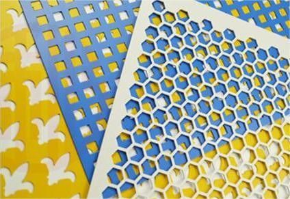 Fogli metallici decorativi perforati in alluminio resistenti con aperture a disegno