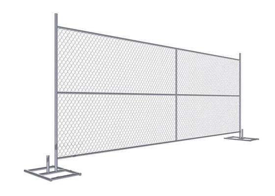 50*50 o 60*60mm Dimensione Gi Chain Link Mesh per barriere temporanee