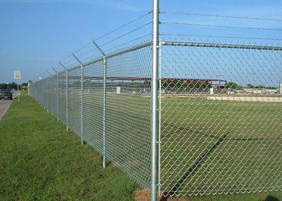 Recinzione temporanea Pvc Chain Link Mesh Quadrato Forma buco Maglia Dimensione 60*60mm