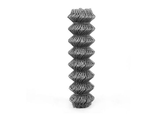 Grigia catena di legami a maglia di filo galvanizzato rivestito in PVC