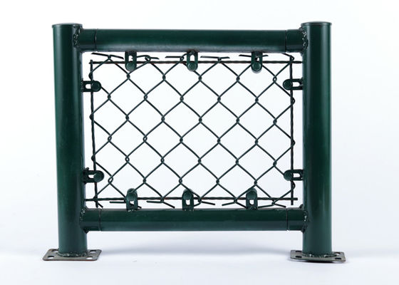 Giardino Easy Assemblaggio Pvc Rivestito Chain Link Recinzione Ciclone