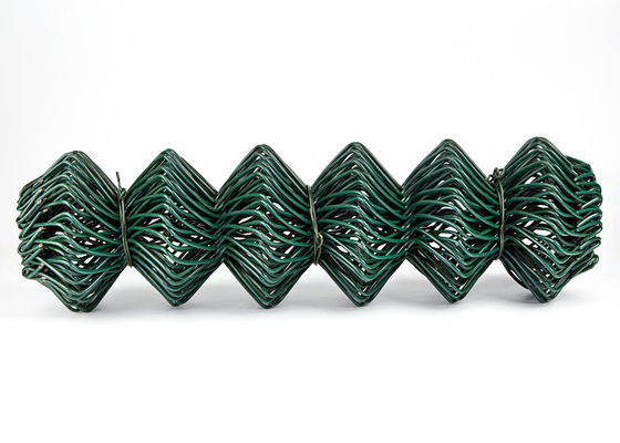 Allevamento 25x25mm Verde Pvc Chain Link Recinzione Installazione rapida Servizio unico